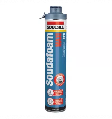 Soudal - pianka pistoletowa Soudafoam Maxi Click&Fix do -10°C