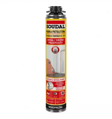 Soudal - pianka pistoletowa Yellow do -10°C