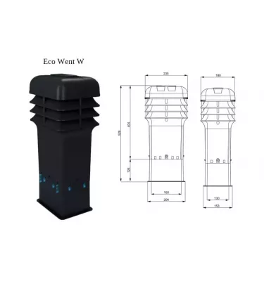 Schiedel - nasada kominowa Eco Went