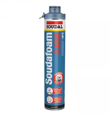 Soudal - pianka montażowa Soudafoam Classic Click&Fix do -10°C