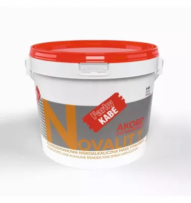 Kabe - masa tynkarska do natrysku maszynowego Novalit T Akord