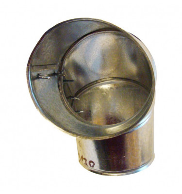 Xplo - płaszcz ochronny z blachy stalowej ocynkowanej - kolano