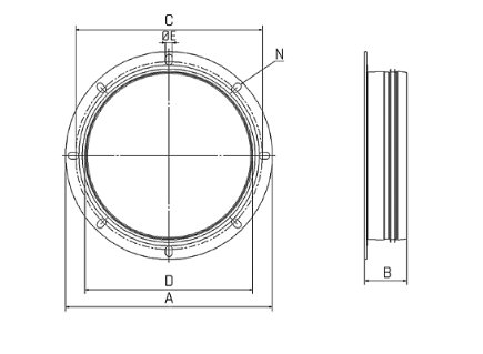 Dane techniczne króciec AFC/Compact