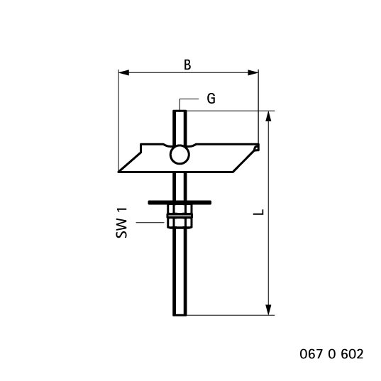 Walraven BIS Dyble przechylne M6 0670602
