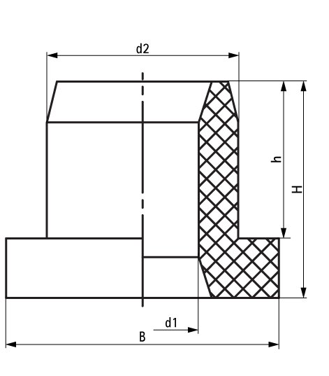 amortyzator elastomerowy SA-2