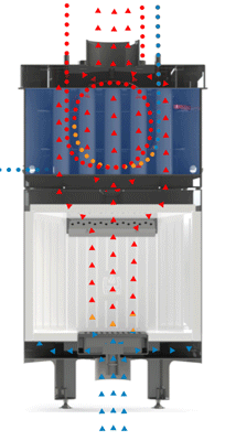 hitze fireplace insert Albero11 KW