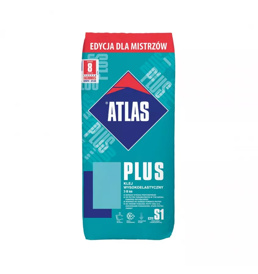 Atlas - muotoutuva laattaliima Plus