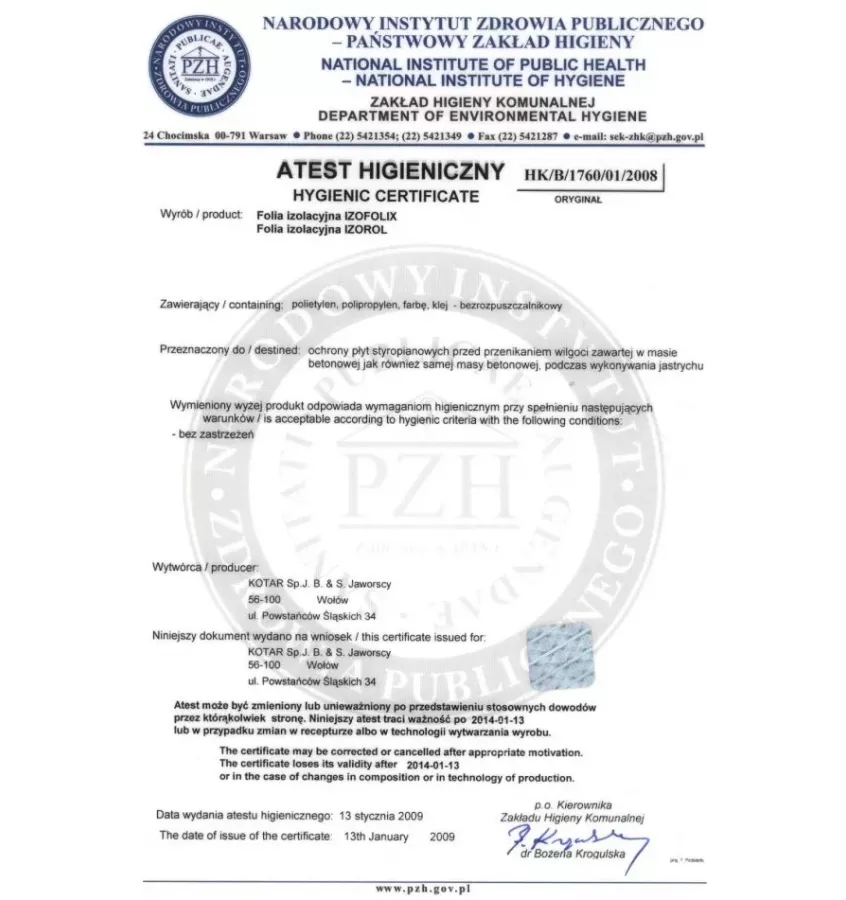 Kotar - Izorol-folio