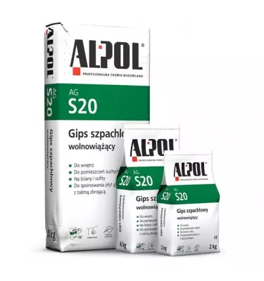 Alpol - hitaasti kovettuva kipsi AG S20