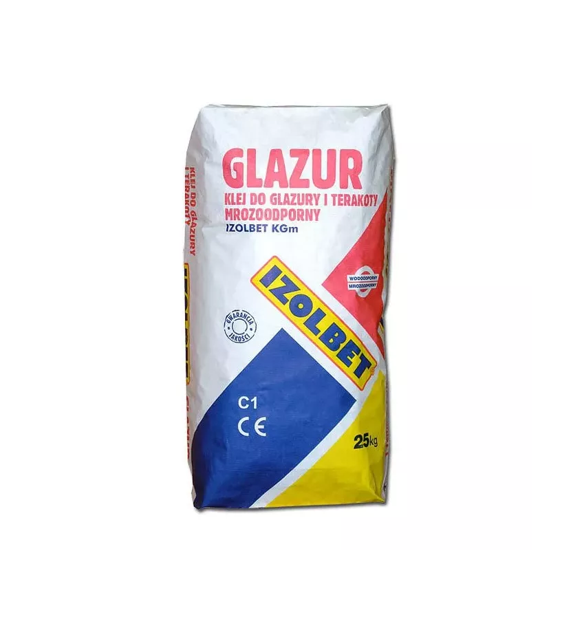 Izolbet - klej do glazury i terakoty mrozoodporny Izolbet KGm Glazur