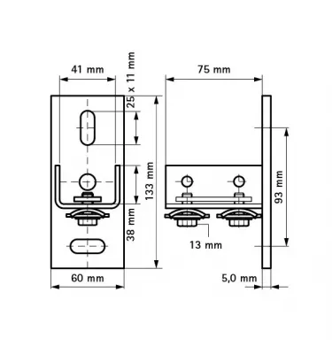 Walraven - BIS RapidRail® seinäteline