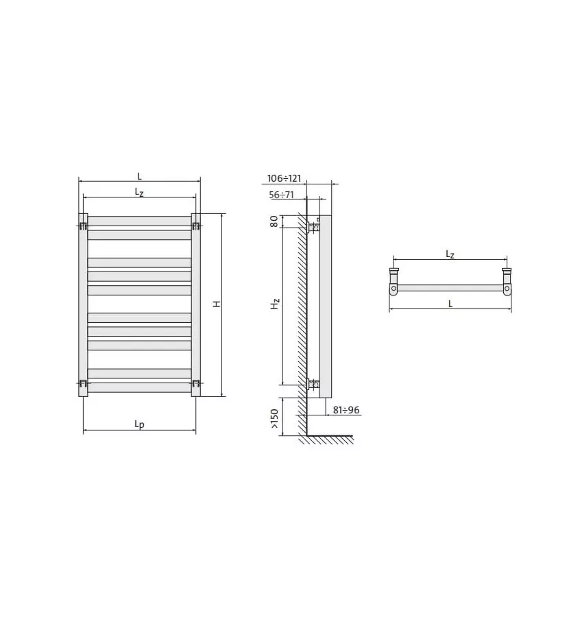 Purmo - grzejnik łazienkowy Java