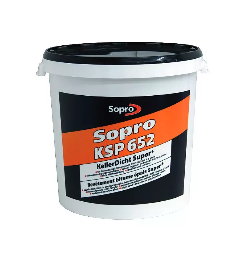 Sopro - KSP 652 bitumitiivistemassa