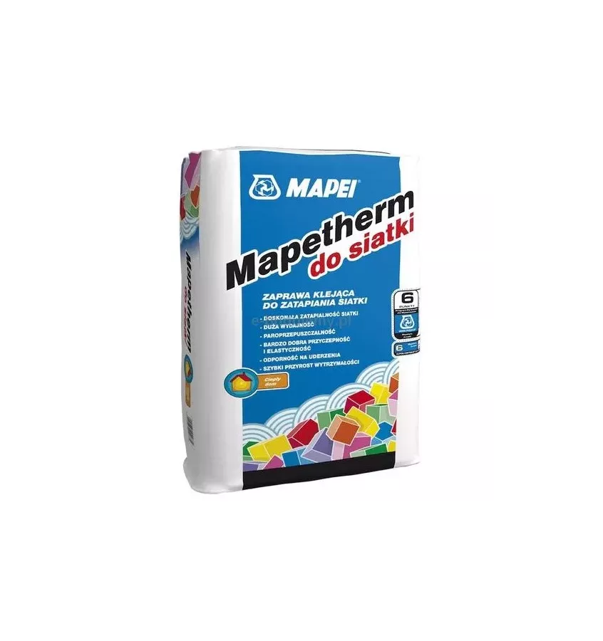 Mapei - Mapetherm-liimalaasti verkkoon