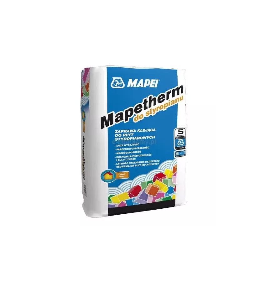 Mapei - zaprawa klejąca Mapetherm do styropianu
