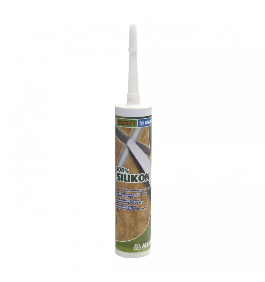 Mapei - 100% silikon Glazurnik