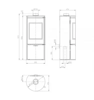 Thorma - Toledo-teräksinen puuhella