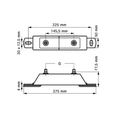 Walraven - peruselementti dB-FiX 200 BIS kiinteät pisteet
