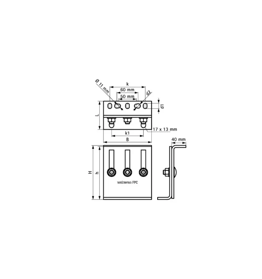 Walraven - Medium BIS kiinteän pisteen konsoli (BUP1000)