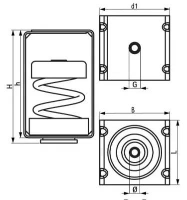 Walraven - izolator sprężynowy VibraTek HS-1