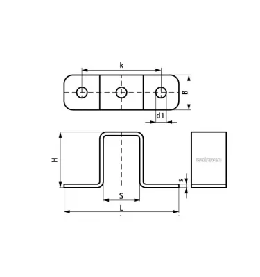 Walraven - satulaliitin Strut BIS -asennuskiskoille