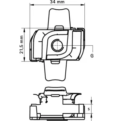 Walraven - BIS RapidStrut liukuva mutteri siipillä