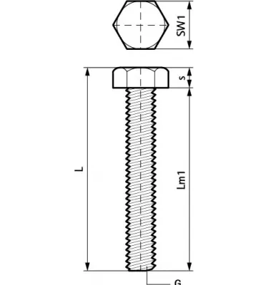 Walraven - śruba z łbem sześciokątnym BIS