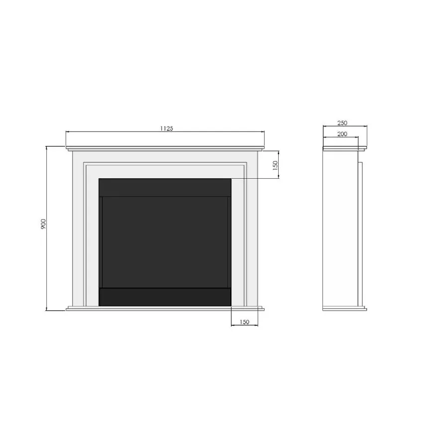 SimpleFire - biokominek SimplePortal 1