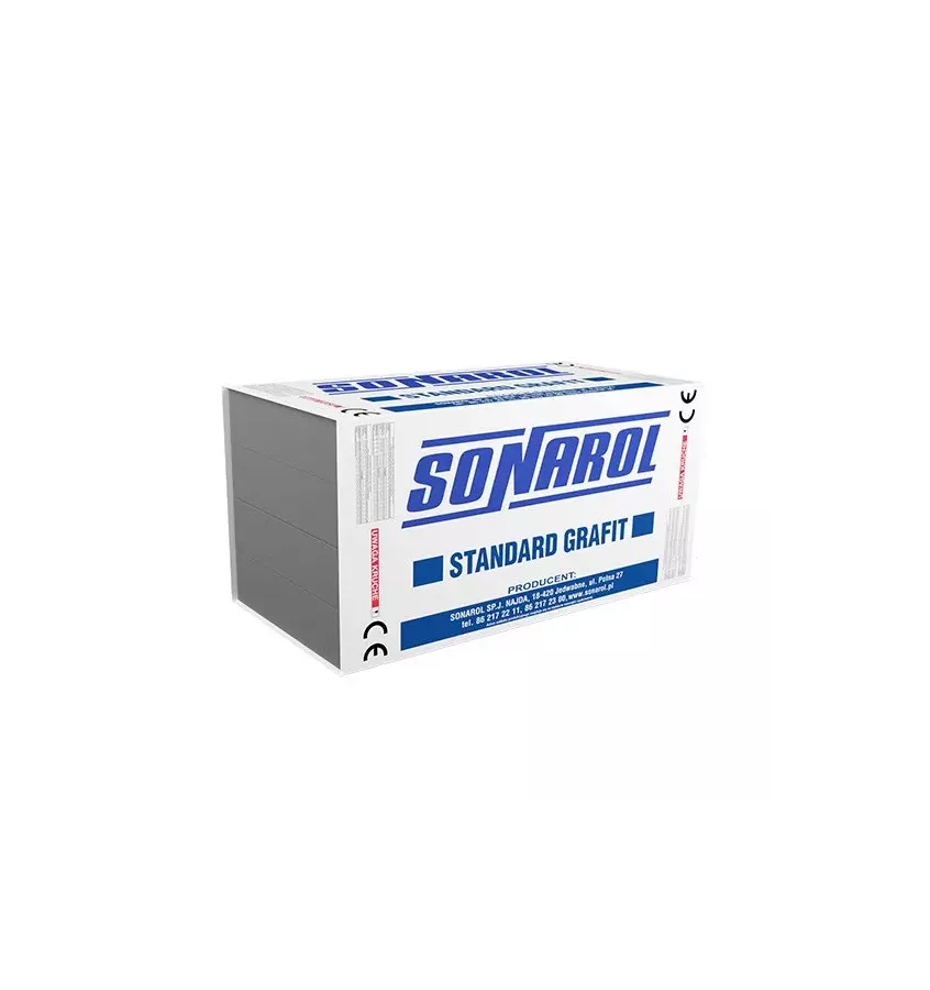 Sonarol - EPS S 033 Standard Graphite polystyreeni