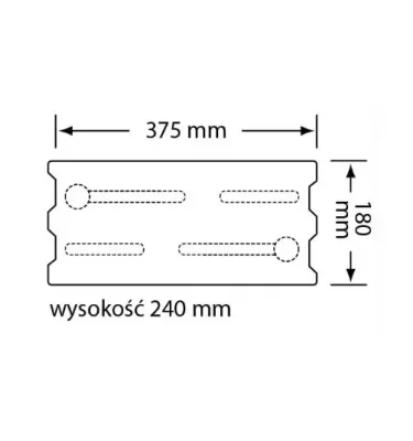 Czamaninek - bloczek ścienny akustyczny AKU K-2